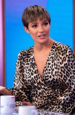 FRANKIE BRIDGE at Loose Women Show in London 10/10/2019