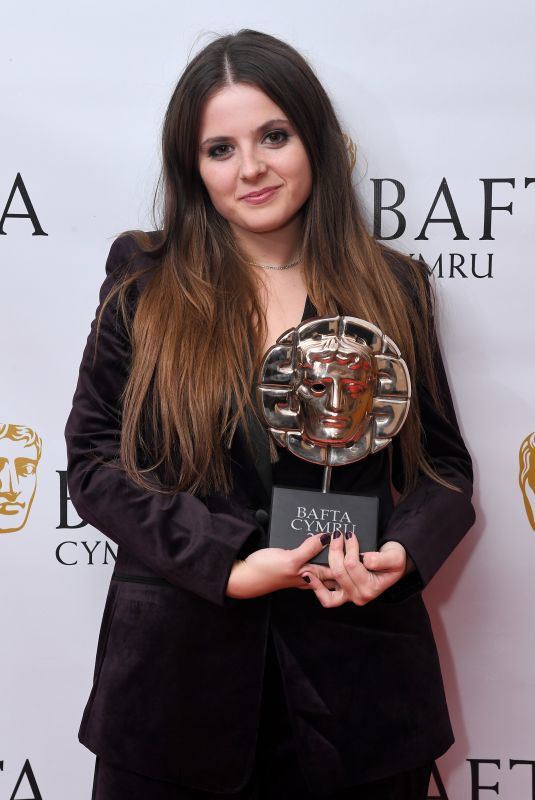 GABRIELLE CREEVY at British Academy Cymru Awards in Cardiff 10/13/2019