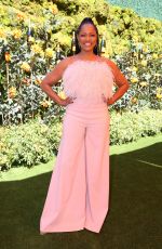 GARCELLE BEAUVAIS at Veuve Clicquot Polo Classic at Will Rogers State Park in Los Angeles 10/05/2019