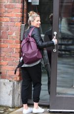 GEMMA ATKINSON Arrives at Hits Radio in Manchester 10/05/2019