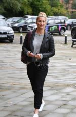 GEMMA ATKINSON Arrives at Hits Radio in Manchester 10/05/2019
