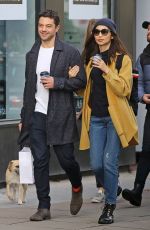 GEMMA CHAN and Dominic Cooper Out for C coffee in Primrose Hill 10/14/2019