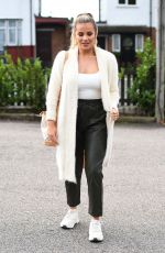 GEORGIA KOUSOULOU on the TOWIE Set in Romford 10/08/2019