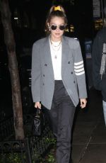 GIGI HADID and Antoni Porowski Night Out in New York 10/07/2019