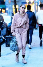 GIGI HADID Arrives at Her Apartment in New York 10/25/2019