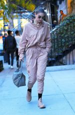 GIGI HADID Arrives at Her Apartment in New York 10/25/2019