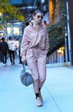 GIGI HADID Arrives at Her Apartment in New York 10/25/2019