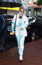 GIGI HADID Heading to Color Me Mine Studio in New York 10/09/2019