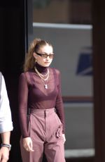 GIGI HADID Leaves Her Apartment in New York 10/26/2019