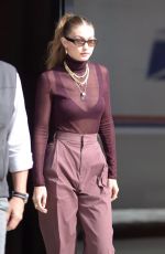 GIGI HADID Leaves Her Apartment in New York 10/26/2019