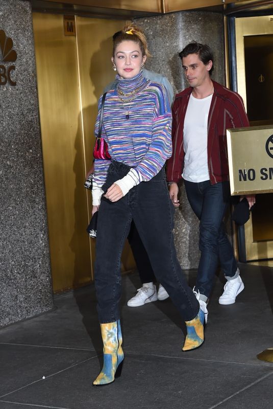 GIGI HADID Leaves SNL After-party in New York 10/05/2019