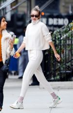 GIGI HADID Out and About in New York 10/08/2019