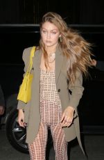 GIGI HADID Out for Dinner in New york 10/10/2019