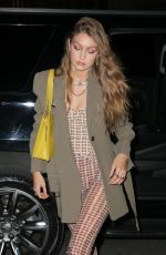 GIGI HADID Out for Dinner in New york 10/10/2019