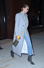 GIGI HADID Out for Dinner in New York 10/17/2019