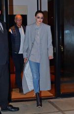 GIGI HADID Out for Dinner in New York 10/17/2019