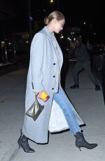 GIGI HADID Out for Dinner in New York 10/17/2019