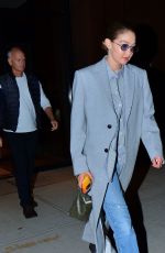 GIGI HADID Out for Dinner in New York 10/17/2019