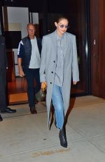 GIGI HADID Out for Dinner in New York 10/17/2019