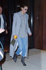 GIGI HADID Out for Dinner in New York 10/17/2019
