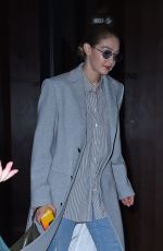 GIGI HADID Out for Dinner in New York 10/17/2019