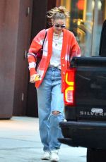 GIGI HADID Out in New York 10/06/2019
