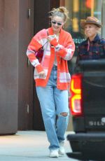 GIGI HADID Out in New York 10/06/2019