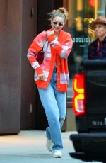 GIGI HADID Out in New York 10/06/2019