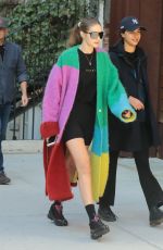 GIGI HADID Out in New York 10/18/2019