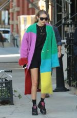 GIGI HADID Out in New York 10/18/2019