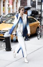 GIGI HADID Out in New York 10/19/2019