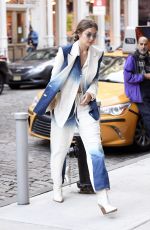 GIGI HADID Out in New York 10/19/2019