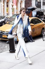 GIGI HADID Out in New York 10/19/2019