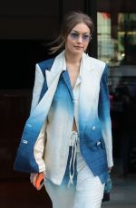 GIGI HADID Out in New York 10/19/2019