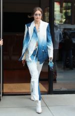 GIGI HADID Out in New York 10/19/2019