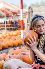 GREER GRAMMER at a Pumpkin Patch - Instagram Photos 10/20/2019