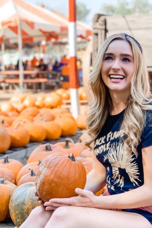 GREER GRAMMER at a Pumpkin Patch – Instagram Photos 10/20/2019