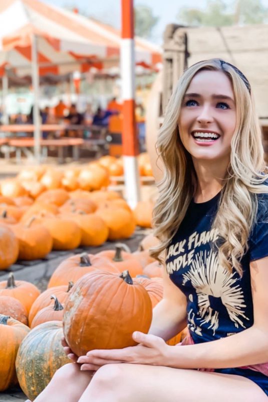 GREER GRAMMER at a Pumpkin Patch - Instagram Photos 10/20/2019