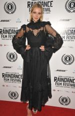GRETA BELLAMACINA at Hurt by Paradise Premiere at Raindance Film Festival in London 09/28/2019