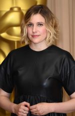 GRETA GERWIG at AMPAS 2019 New Members Party in London 10/05/2019