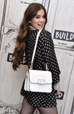 HAILEE STEINFELD at Build Studio in New York 10/31/2019