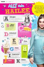 HAILEE STEINFELD in Julia Magazine, October 2019