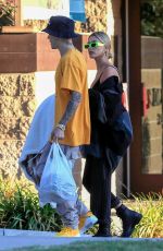 HAILEY and Justin BIEBER at a Park in Beverly Hills 10/03/2019