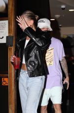 HAILEY and Justin BIEBER Leaves Voda Spa in West Hollywood 10/02/2019