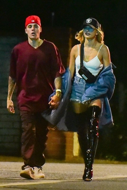 HAILEY and Justin BIEBER Night Out in Beverly Hills 10/19/2019