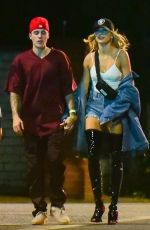 HAILEY and Justin BIEBER Night Out in Beverly Hills 10/19/2019