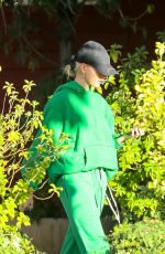 HAILEY BIEBER Arrives at a Recording Studio in Los Angeles 10/08/2019