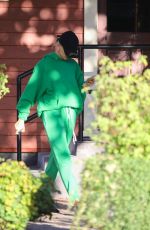 HAILEY BIEBER Arrives at a Recording Studio in Los Angeles 10/08/2019