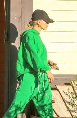 HAILEY BIEBER Arrives at a Recording Studio in Los Angeles 10/08/2019