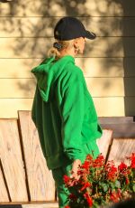 HAILEY BIEBER Arrives at a Recording Studio in Los Angeles 10/08/2019